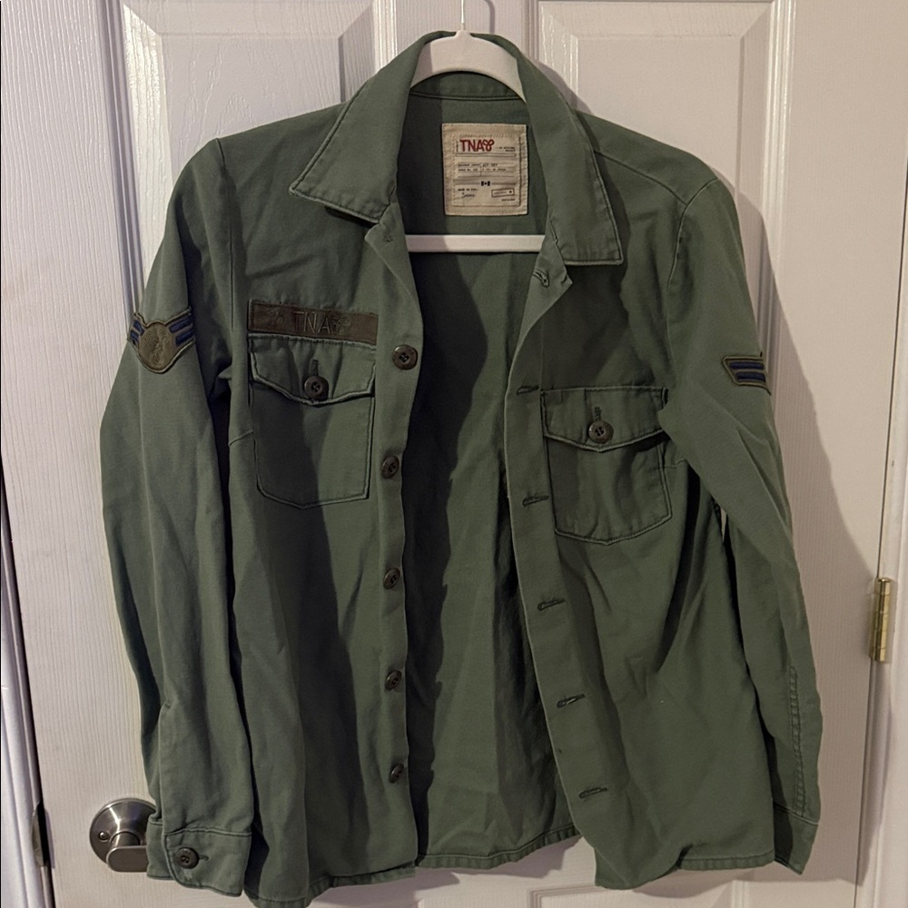 TNA Green Military Jacket Women’s